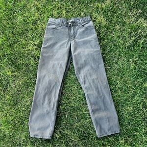 Carhartt Men's Stone Gray Straight Jeans